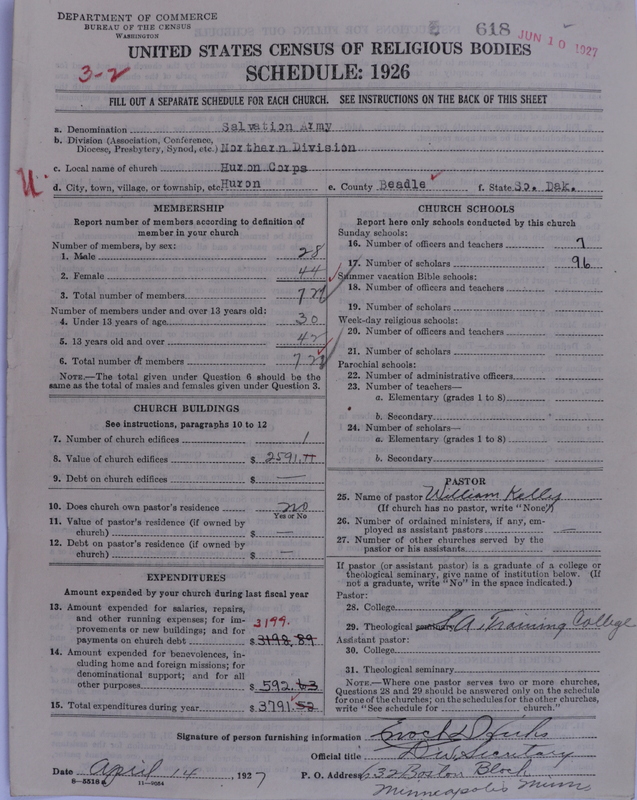 Scan of Salvation Army: 618