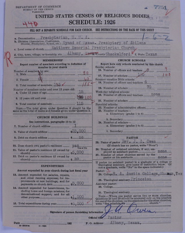 Scan of Presbyterian Church in the United States of America: 7751
