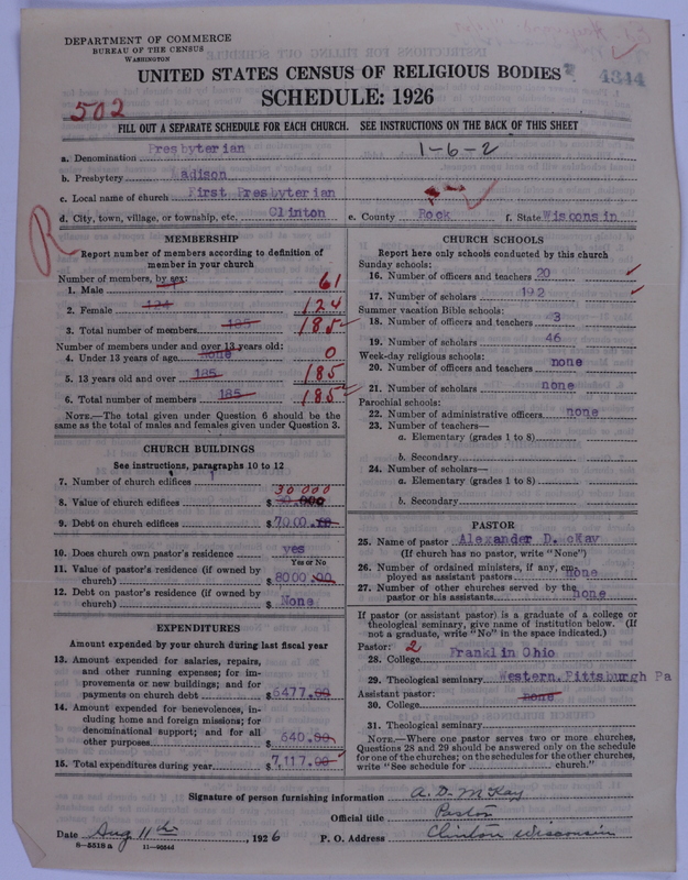 Scan of Presbyterian Church in the United States of America: 4344