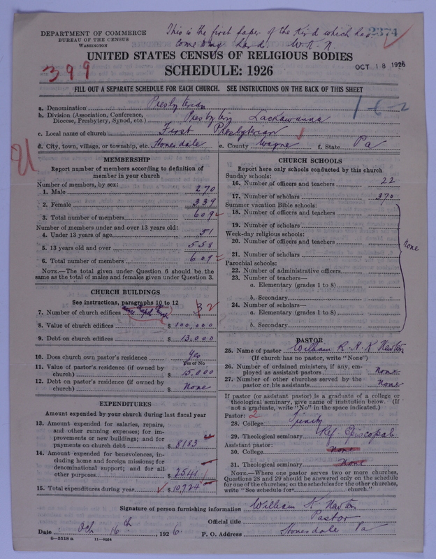 Scan of Presbyterian Church in the United States of America: 2374