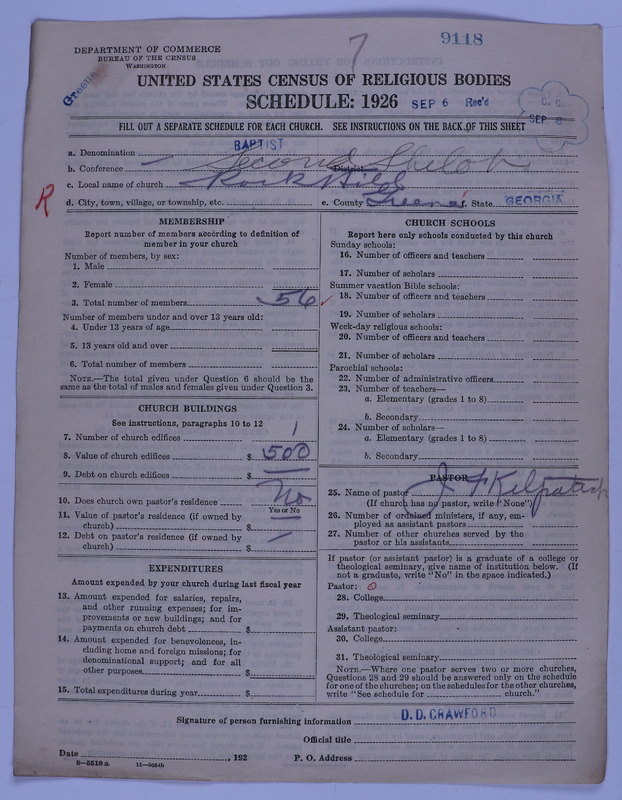 Scan of Negro Baptists: 9118