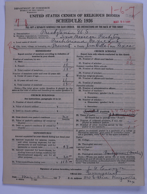 Scan of Presbyterian Church in the United States: 3290