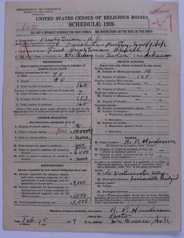 Scan of Presbyterian Church in the United States: 2910