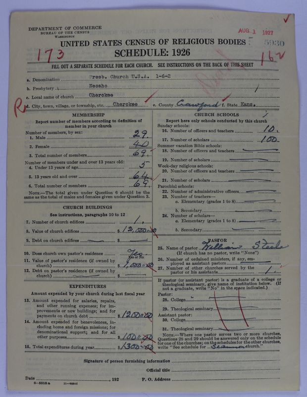Scan of Presbyterian Church in the United States of America: 5930