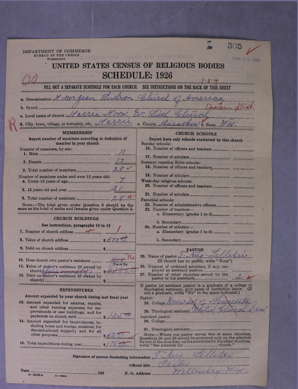 Scan of Norwegian Lutheran Church of America: 305