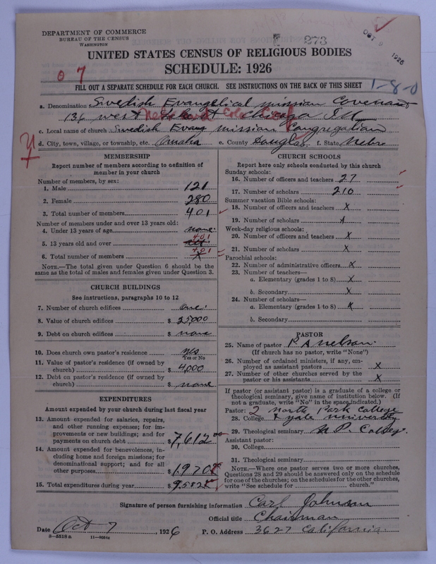 Scan of Swedish Evangelical Mission Covenant of America: 273