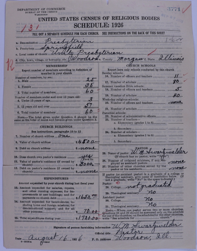 Scan of Presbyterian Church in the United States of America: 3771