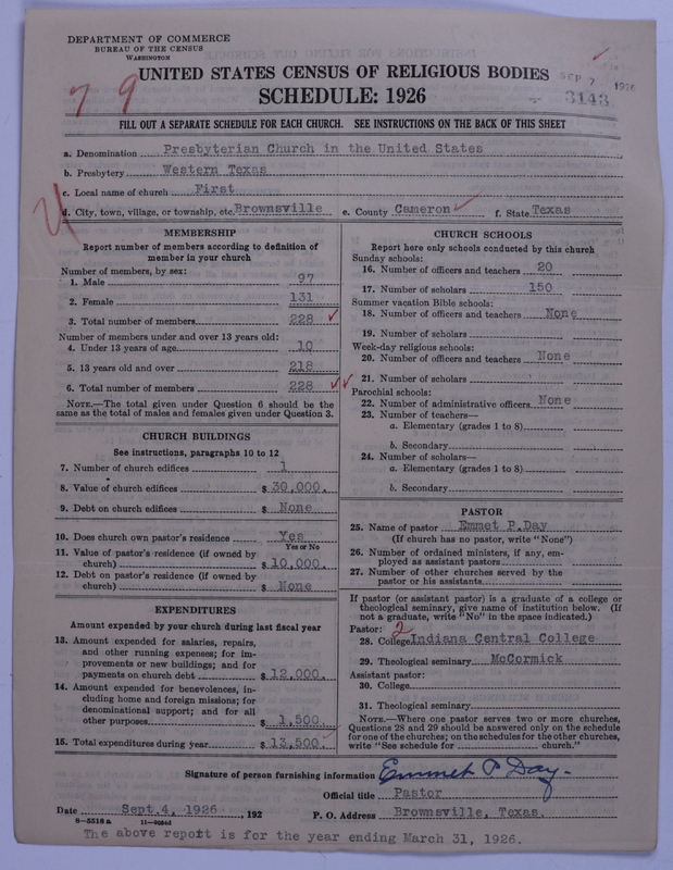 Scan of Presbyterian Church in the United States: 3143