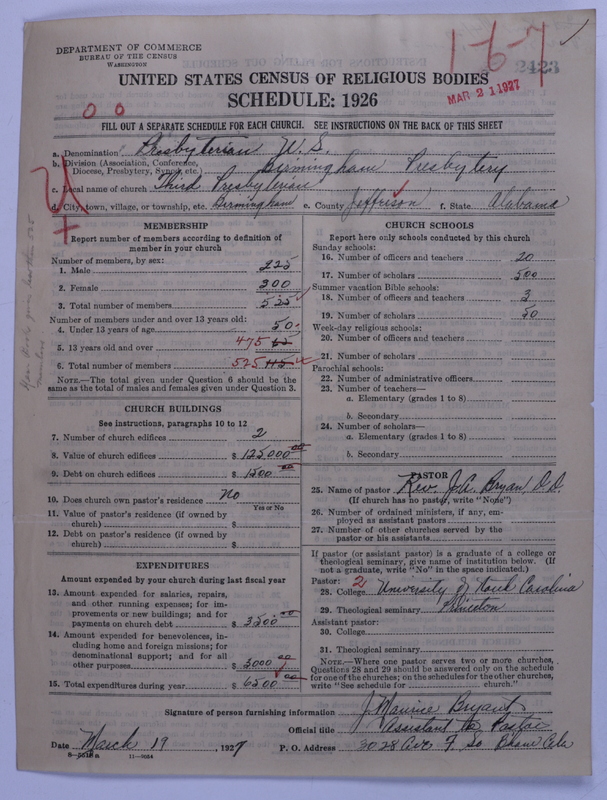 Scan of Presbyterian Church in the United States: 2423