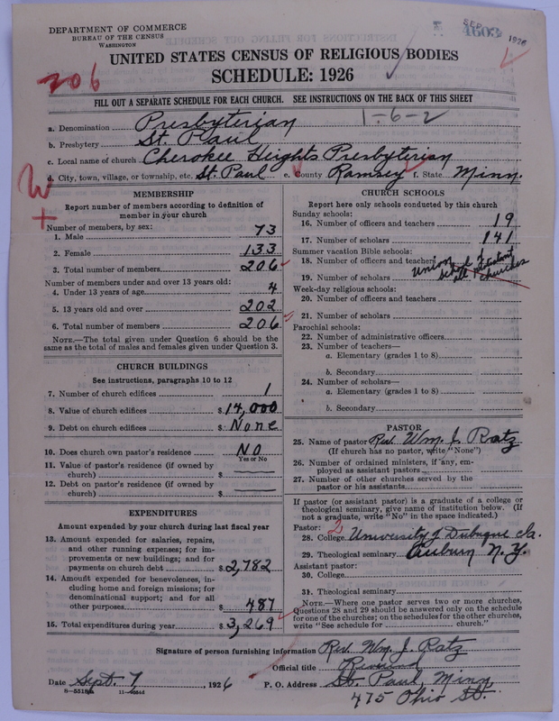 Scan of Presbyterian Church in the United States of America: 4603