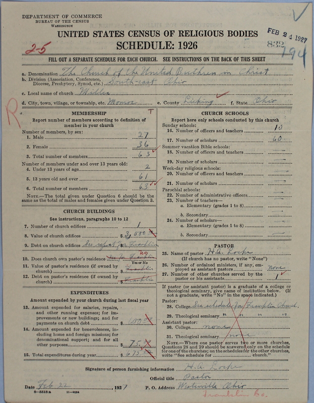 Scan of Church of the United Brethren in Christ: 832