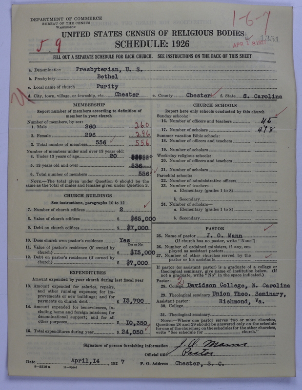 Scan of Presbyterian Church in the United States: 1351