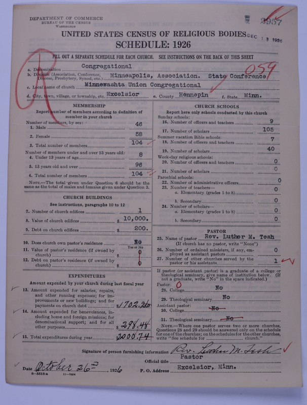 Scan of Congregational Churches: 2957