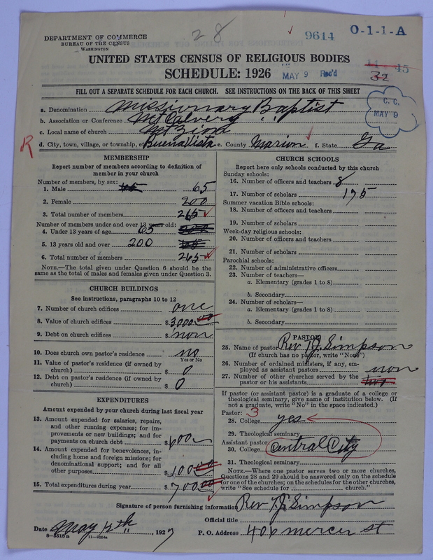 Scan of Negro Baptists: 9614