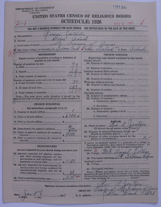Scan of Roman Catholic Church: 10116