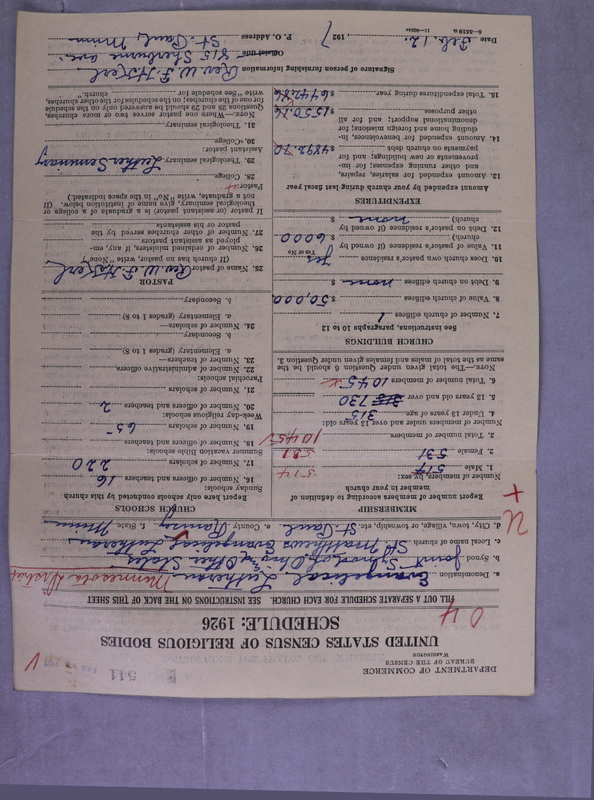 Scan of Synod of the Reformed Presbyterian Church of North America: 541