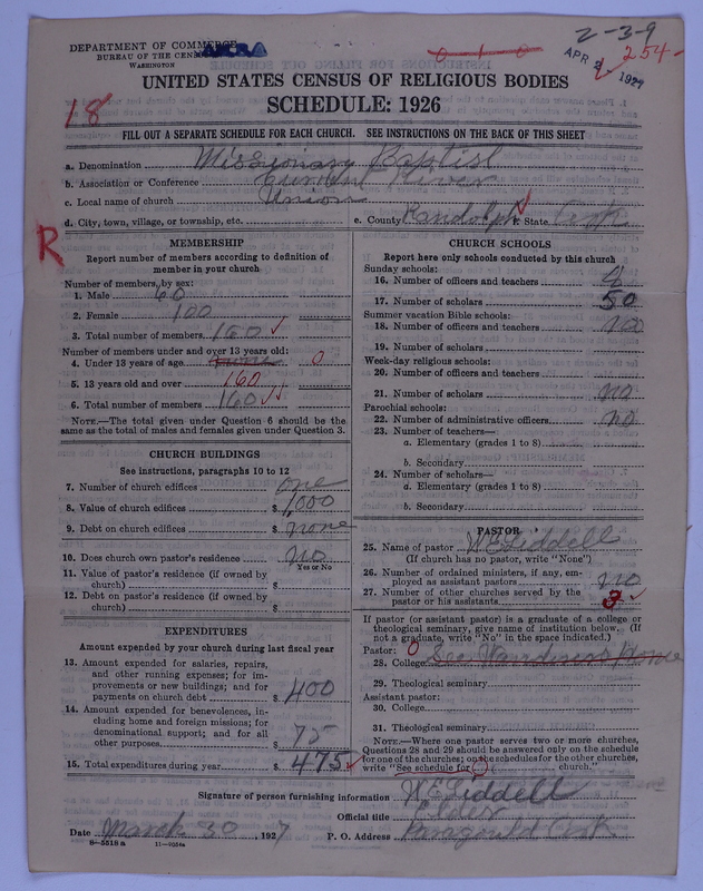 Scan of Landmark Baptist of America: 254