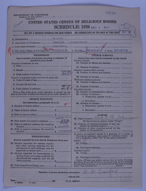 Scan of Negro Baptists: 9259