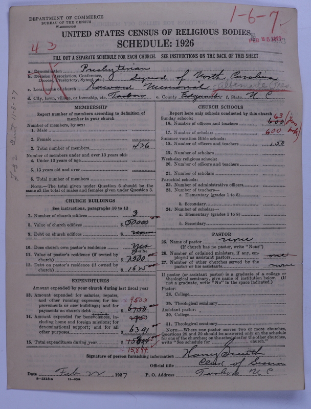 Scan of Presbyterian Church in the United States: 893