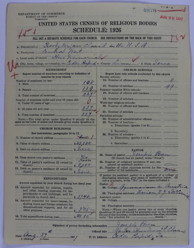 Scan of Presbyterian Church in the United States of America: 4878