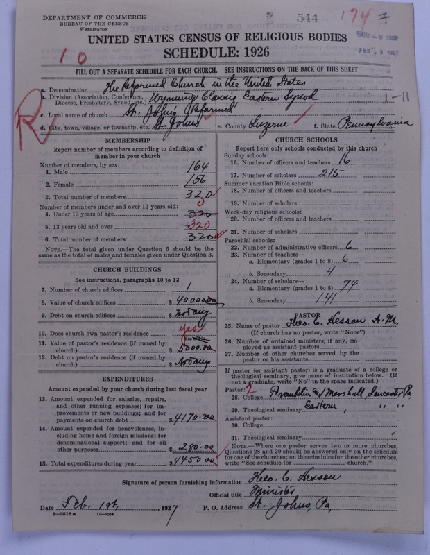 Scan of Reformed Church in the United States: 543