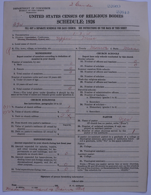 Scan of Methodist Episcopal Church: 22610