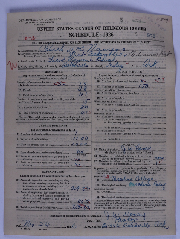 Scan of Church of the Nazarene: 875