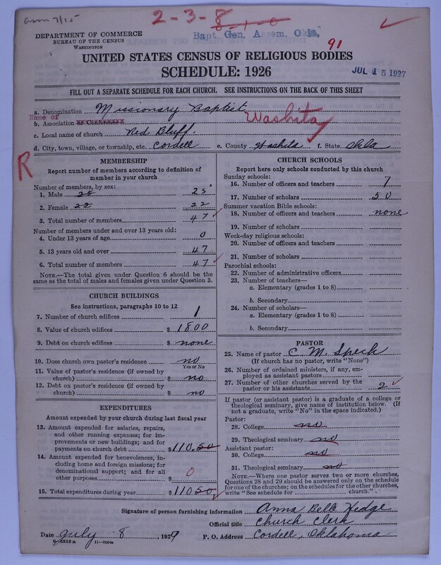 Scan of Missionary Baptist General Assembly of Oklahoma: 91