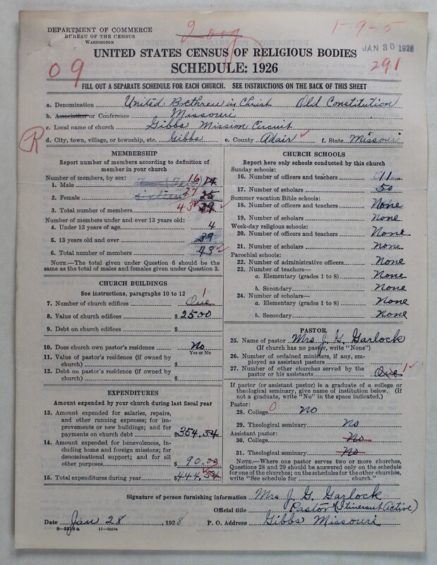 Scan of Church of the United Brethren in Christ (Old Constitution): 291