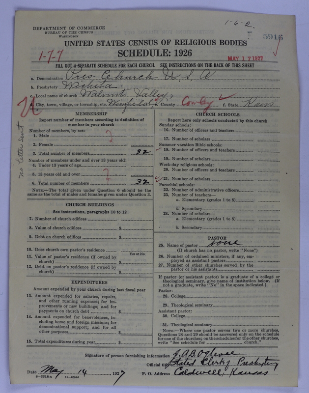 Scan of Presbyterian Church in the United States of America: 5916
