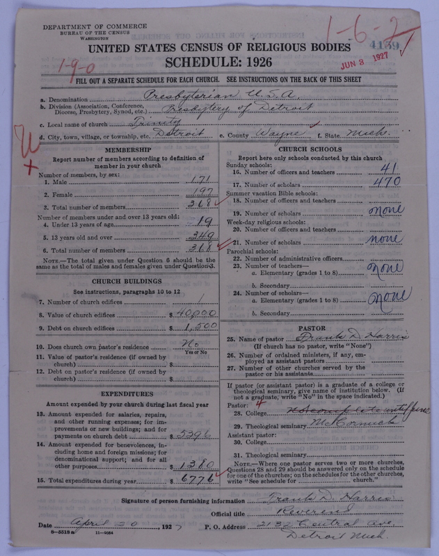 Scan of Presbyterian Church in the United States of America: 4159