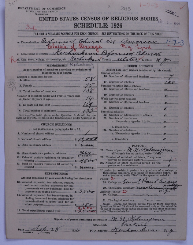Scan of Reformed Church in America: 265