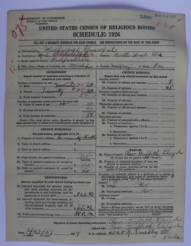 Scan of Methodist Episcopal Church: 5286
