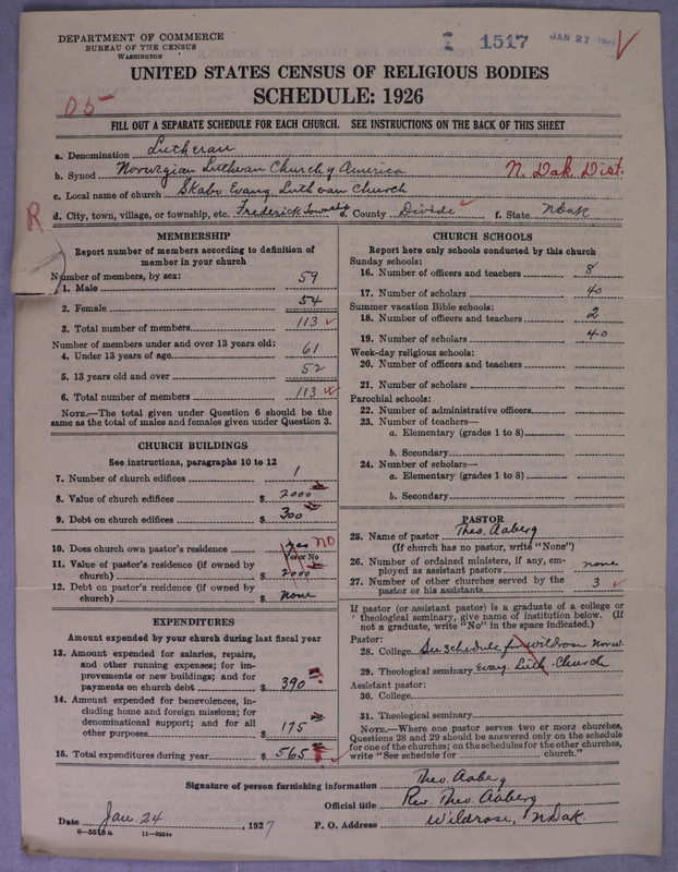 Scan of Norwegian Lutheran Church of America: 1517