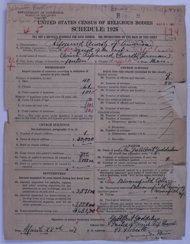 Scan of Reformed Church in the United States: 2