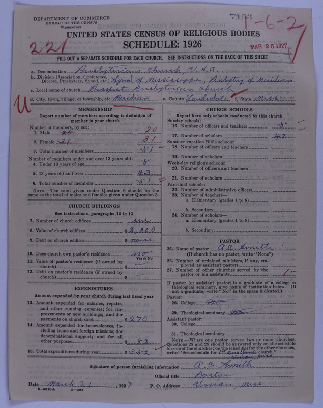 Scan of Presbyterian Church in the United States of America: 7153