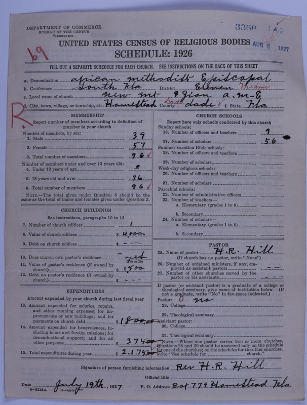 Scan of African Methodist Episcopal Church: 3368