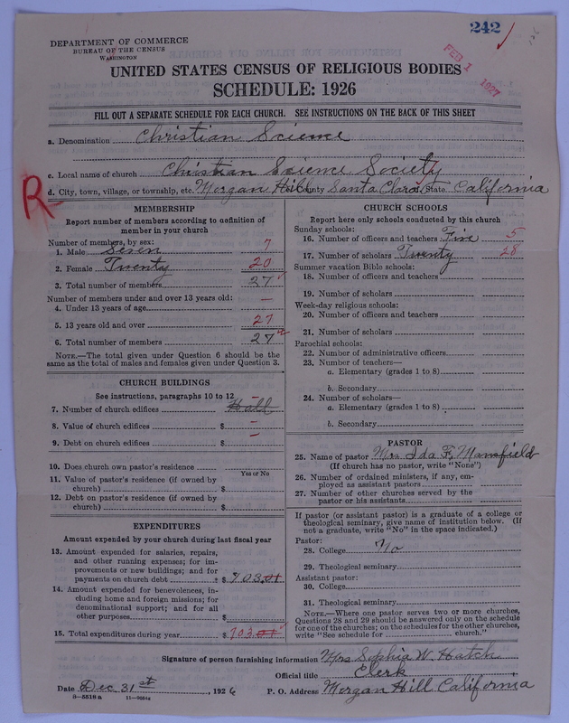Scan of Church of Christ, Scientist: 242