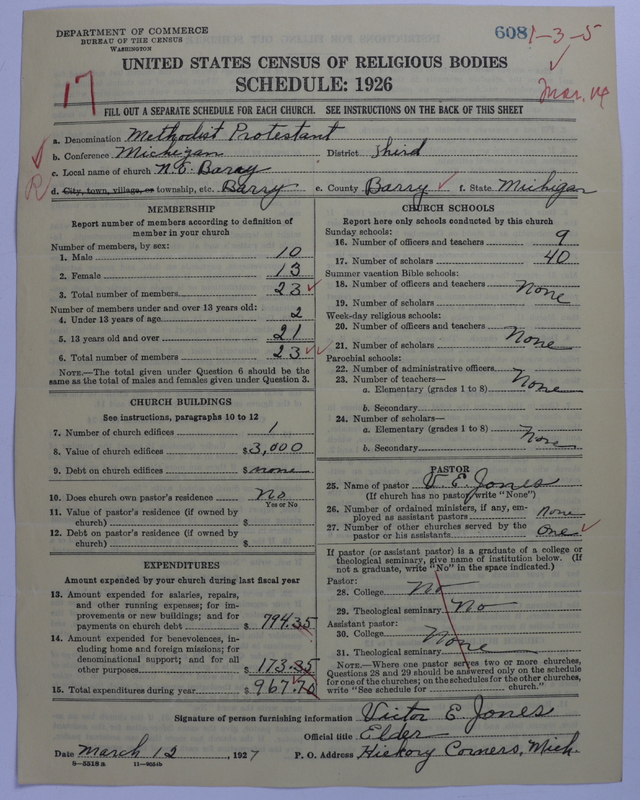 Scan of Methodist Protestant Church: 608