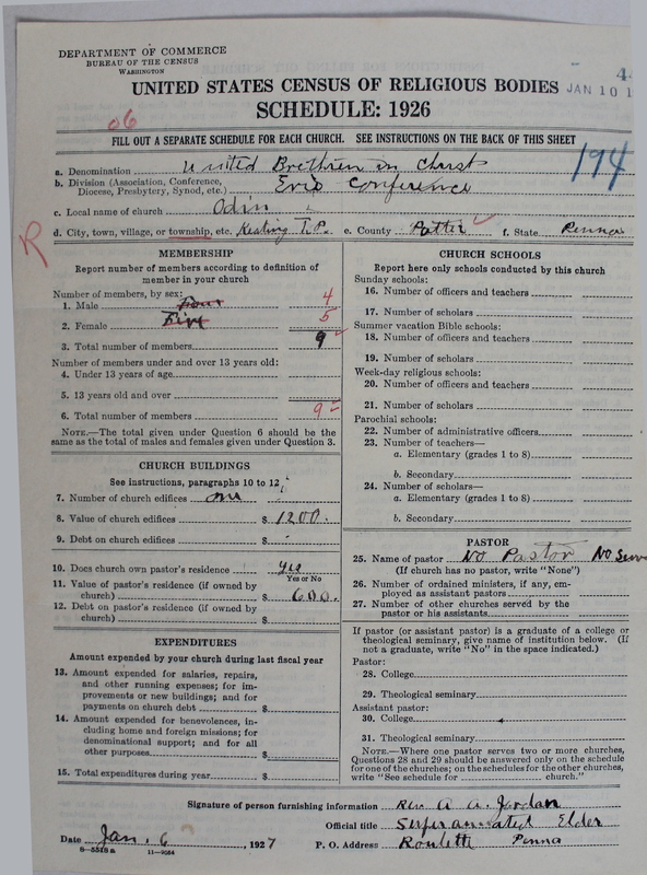 Scan of Church of the United Brethren in Christ: 443