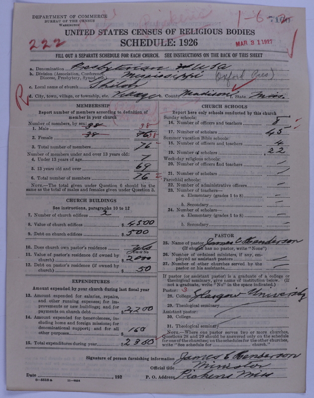 Scan of Presbyterian Church in the United States of America: 7160