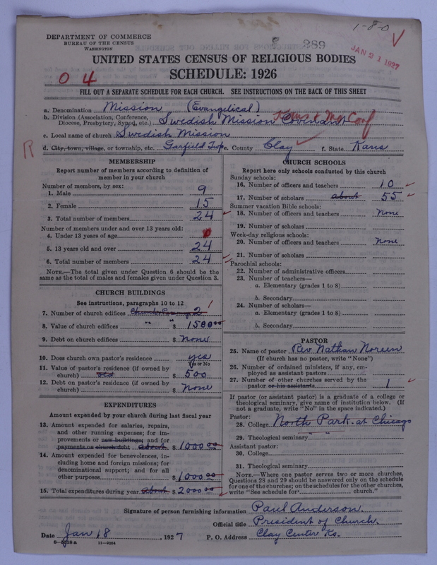 Scan of Swedish Evangelical Mission Covenant of America: 289