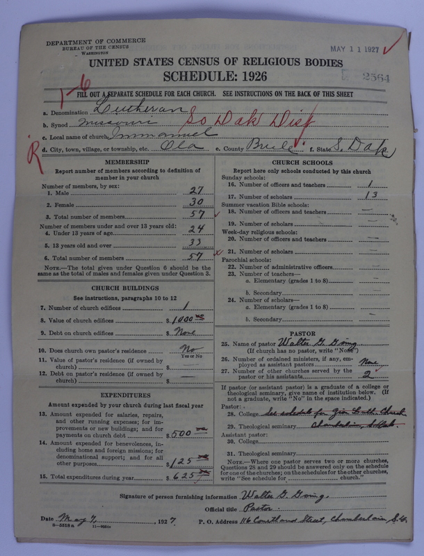 Scan of Evangelical Lutheran Synodical Conference of America: Evangelical Lutheran Synod of Missouri, Ohio, and Other States: 2564