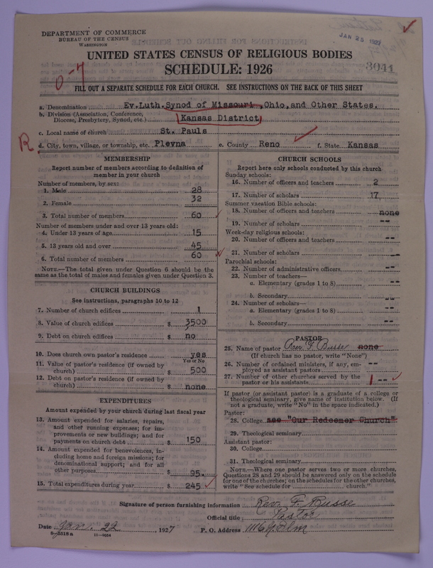 Scan of Evangelical Lutheran Synodical Conference of America: Evangelical Lutheran Synod of Missouri, Ohio, and Other States: 3041