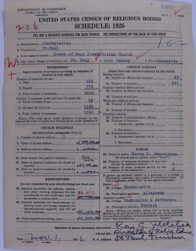 Scan of Presbyterian Church in the United States of America: 4597