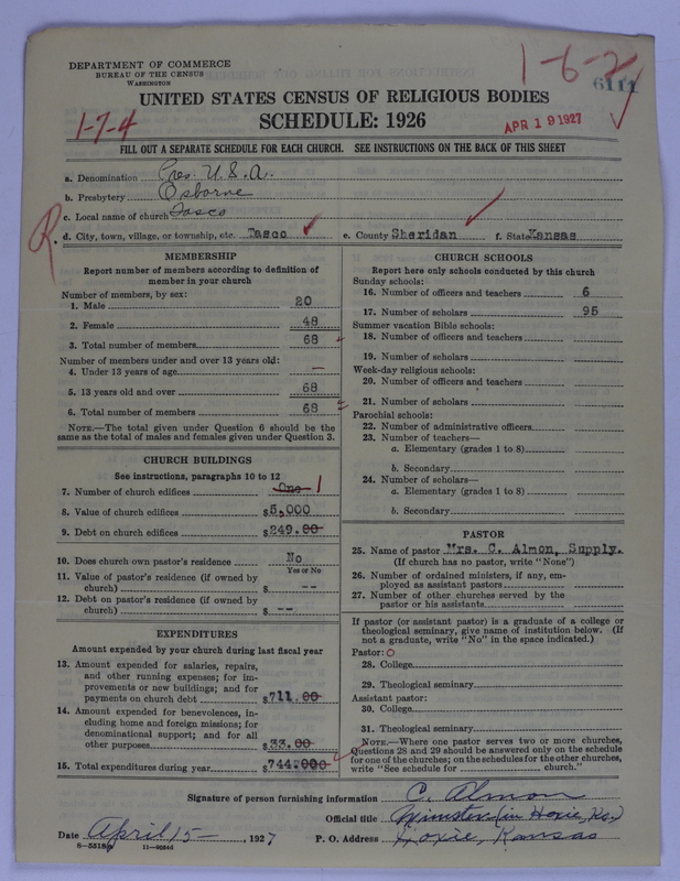 Scan of Presbyterian Church in the United States of America: 6111