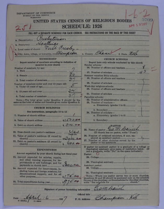 Scan of Presbyterian Church in the United States of America: 5709