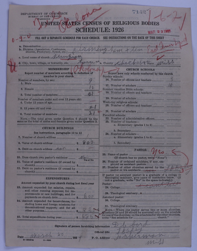 Scan of Presbyterian Church in the United States of America: 7142