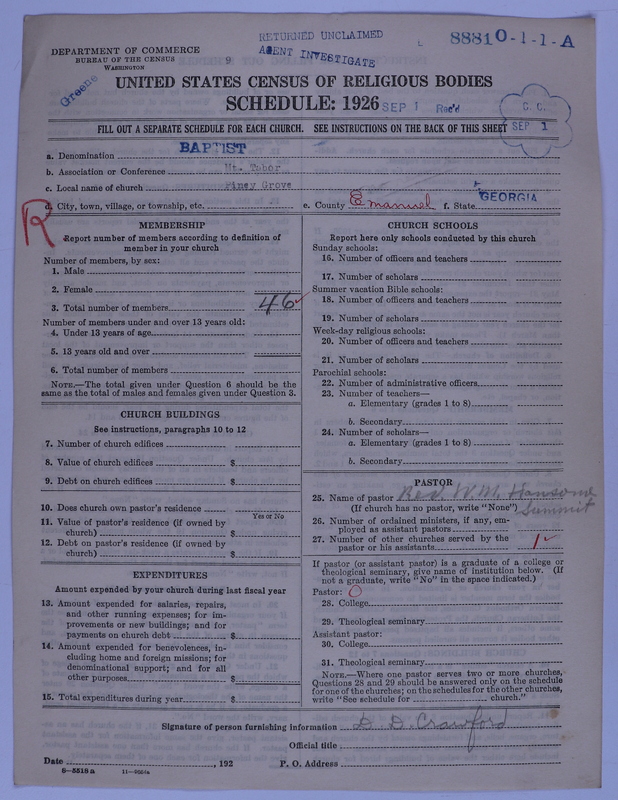 Scan of Negro Baptists: 8881