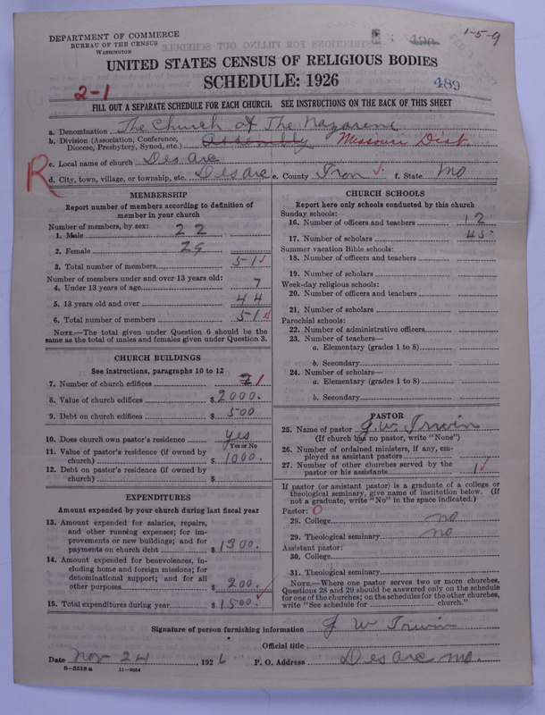 Scan of Church of the Nazarene: 489